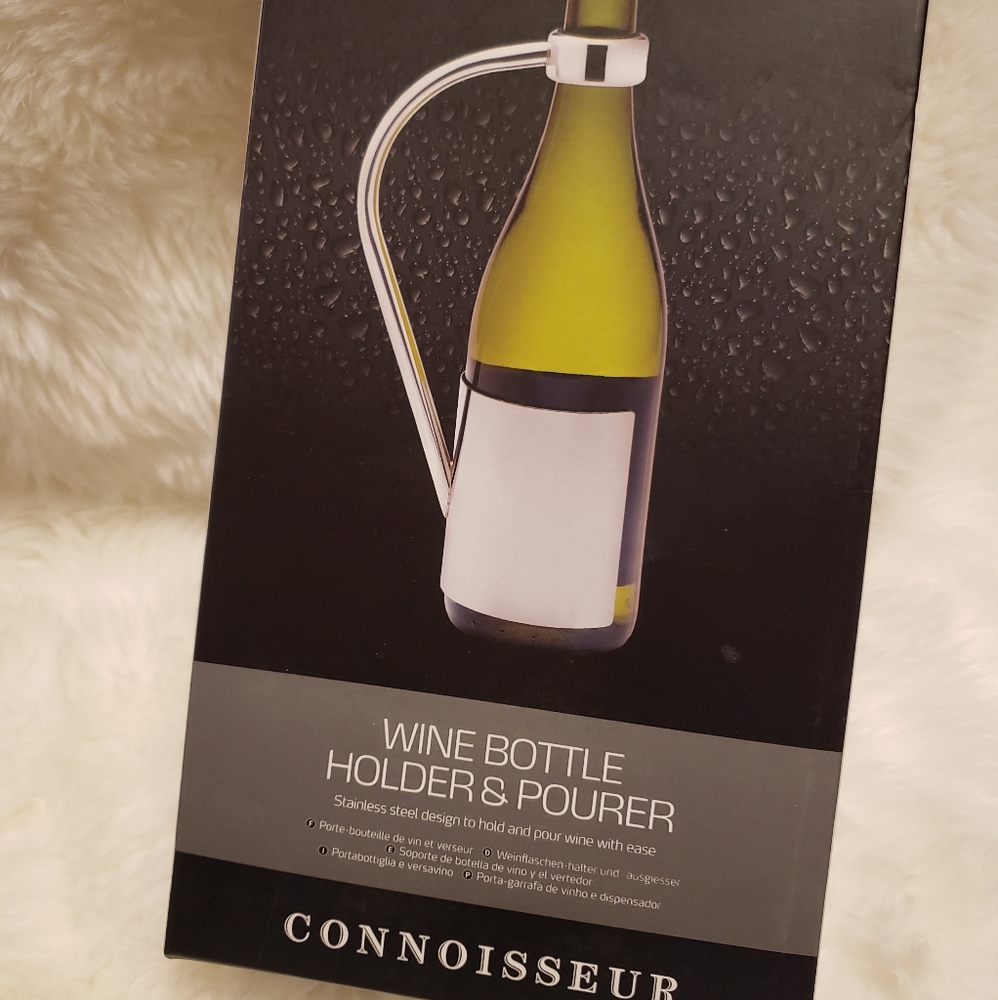 Connoisseur Wine Bottle Holder &Pourer